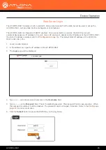 Предварительный просмотр 20 страницы Atlona AT-OPUS-RX41 Manual