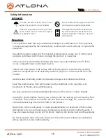 Preview for 10 page of Atlona AT-PA100-G2 User Manual