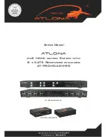 Atlona AT-PROHD48M-R Service Manual preview