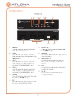 Preview for 2 page of Atlona AT-RON-442 Installation Manual