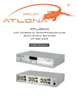 Atlona AT-SAV-42M User Manual предпросмотр