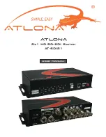 Atlona AT-SDI81 User Manual preview