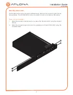 Preview for 7 page of Atlona AT-UHD-CAT-2 Installation Manual