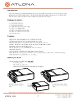 Preview for 3 page of Atlona AT-UHD-EX-70-KIT User Manual