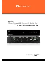 Atlona AT-UHD-SW-510W User Manual preview