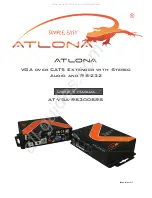 Preview for 1 page of Atlona AT-VGA-RS300R User Manual