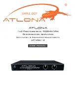 Preview for 1 page of Atlona AT-VGA12 User Manual