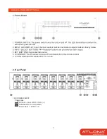 Предварительный просмотр 5 страницы Atlona AT-VGA88M-SR User Manual