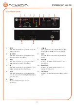 Preview for 2 page of Atlona Etude AT-ETU-SYNC Installation Manual