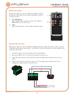 Preview for 3 page of Atlona JunoX 451 Installaiton Instructions