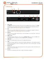 Предварительный просмотр 3 страницы Atlona Omega AT-OME-EX-KIT Installation Manual