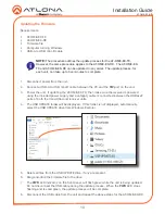 Предварительный просмотр 10 страницы Atlona Omega AT-OME-EX-KIT Installation Manual