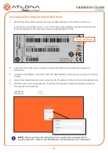 Preview for 8 page of Atlona OmniStream AT-OMNI-521 Installation Manual