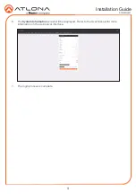 Preview for 9 page of Atlona OmniStream AT-OMNI-521 Installation Manual