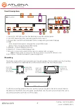 Preview for 2 page of Atlona Rondo AT-RON-442 Installation Manual