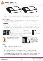 Preview for 3 page of Atlona Rondo AT-RON-442 Installation Manual