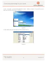 Preview for 19 page of Atlona USB202 VIDEO/AUDIO TO USB 2.0 ADAPTOR User Manual