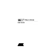 Atmal FPSLIC STK594 User Manual предпросмотр