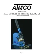 Preview for 1 page of ATMCO LB 100 HO Manual