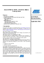 Atmel AT32UC3L QMatrix Application Note preview