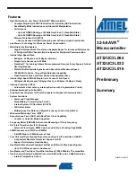 Preview for 1 page of Atmel AT32UC3L016 Manual