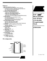 Atmel AT90S1200 Manual preview