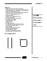 Предварительный просмотр 5 страницы Atmel AT90S8414 Manual