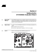 Предварительный просмотр 9 страницы Atmel AT91EB40A User Manual