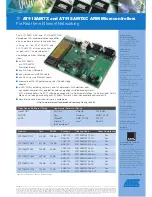 Preview for 2 page of Atmel AT91SAM7XC128 Specification Sheet