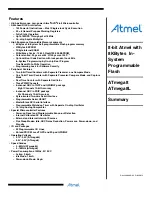 Atmel ATmega8 Manual preview