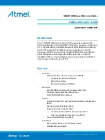 Atmel ATSAML22G16A-AUT Manual preview