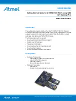 Atmel ATWINC1500 User Manual preview