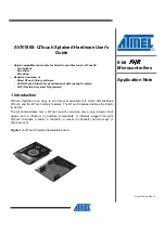 Preview for 1 page of Atmel AVR 1908 User Manual