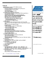 Atmel AVR ATmega328P Manual preview