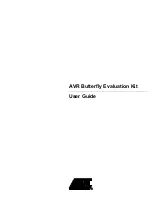 Предварительный просмотр 1 страницы Atmel AVR Butterfly User Manual