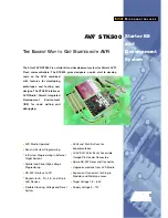 Предварительный просмотр 1 страницы Atmel AVR STK500 Specification Sheet