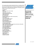 Preview for 1 page of Atmel AVR XMEGA AU series Manual