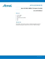 Atmel AVR XMEGA E Application Note preview