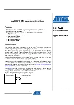 Atmel AVR1612 Application Note preview