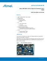 Preview for 1 page of Atmel AVR32918 User Manual