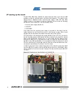 Предварительный просмотр 2 страницы Atmel EVK1105 Getting Started Manual