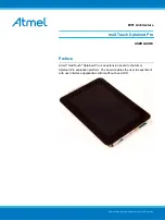 Atmel maXTouch Xplained Pro User Manual предпросмотр