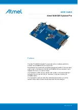 Предварительный просмотр 1 страницы Atmel SAM D20 Xplained Pro User Manual