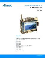 Atmel SAMA5D31-EK User Manual preview