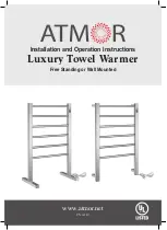 Atmor Luxury Towel Warmer Installation & Operation Instructions preview