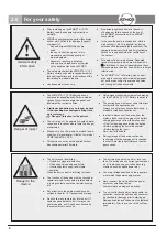 Preview for 6 page of Atmos A 161 Battery DDS Operating Instructions Manual