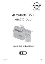 Atmos Atmoforte 350 Operating Instructions Manual preview