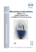 Предварительный просмотр 1 страницы Atmos Cam Mounting Instructions