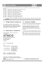 Предварительный просмотр 2 страницы Atmos Cam Mounting Instructions