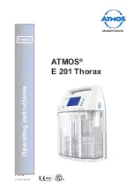 Preview for 1 page of Atmos E 201 Thorax Operating Instructions Manual